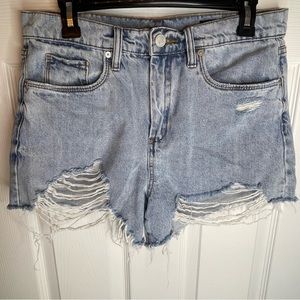 Blank NYC Distressed Jean Shorts